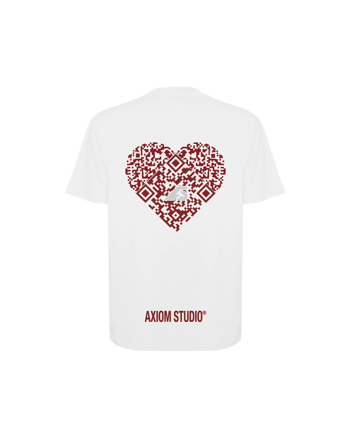COR x AXIOM STUDIO Camiseta, Blanco