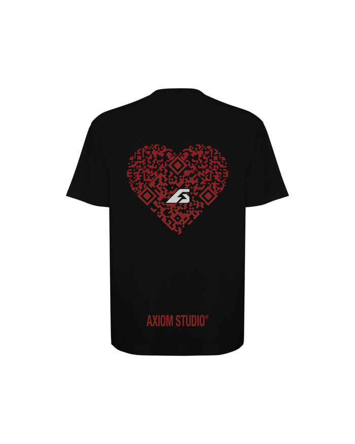 COR x AXIOM STUDIO Camiseta, Negro