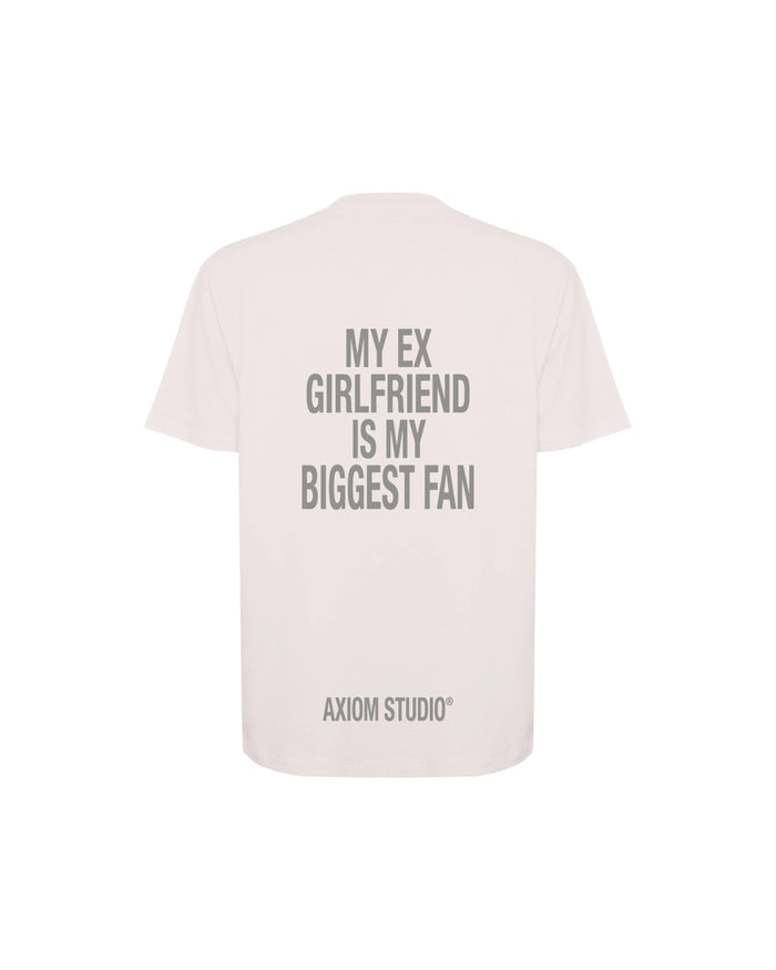 EX-GIRLFRIEND Camiseta, Blanco vintage