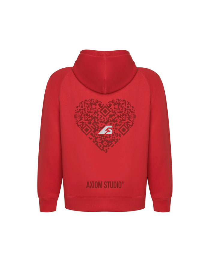 COR x AXIOM STUDIO Sudadera, Rojo