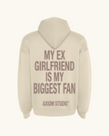 EX-GIRLFRIEND — sudadera streetwear «My Biggest Fan» en angora, vista frontal | Axiom Studio