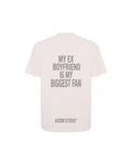 EX-BOYFRIEND Camiseta, Blanco vintage