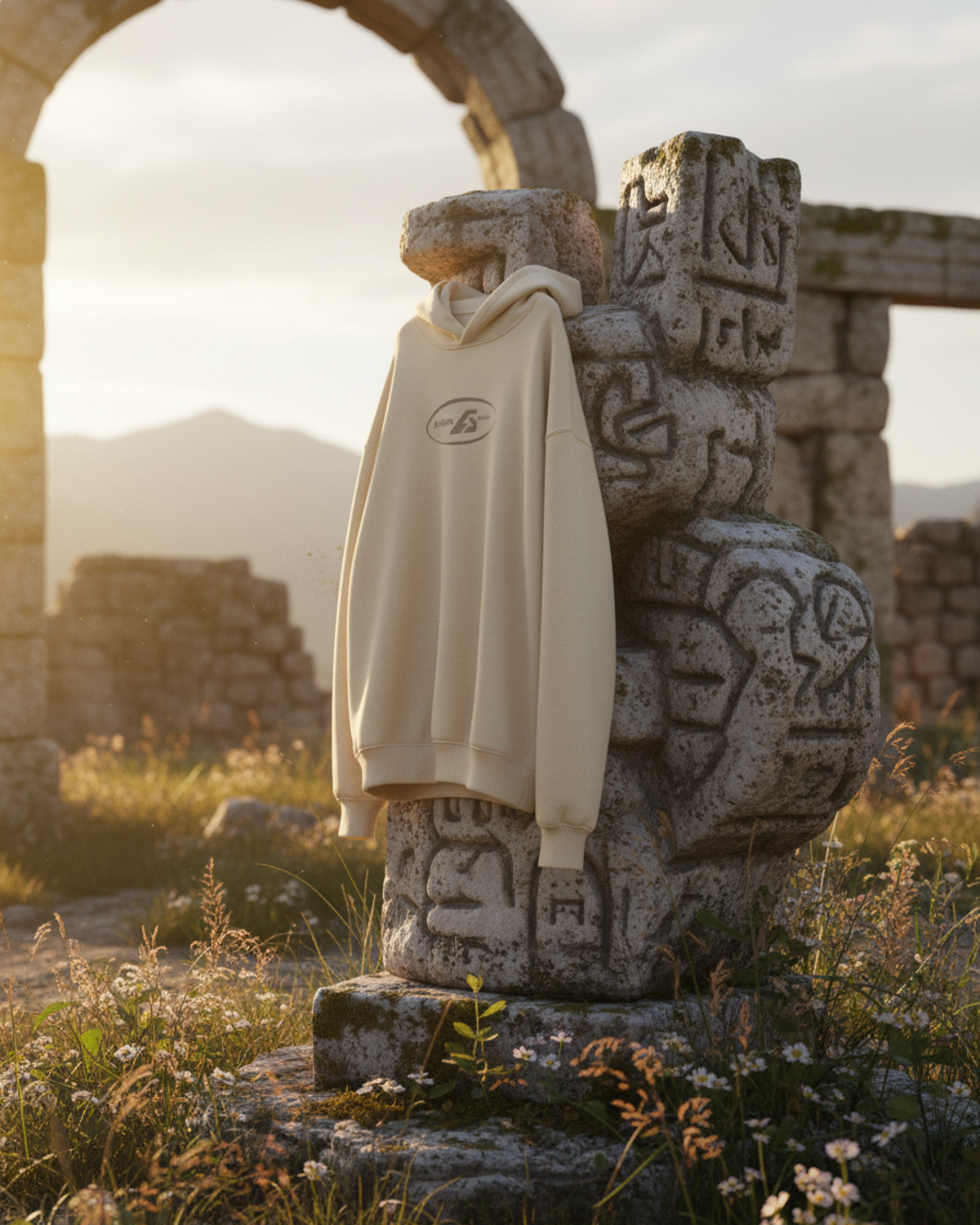 EX-BOYFRIEND — sudadera streetwear «My Biggest Fan» en angora, detalle de la prenda | Axiom Studio