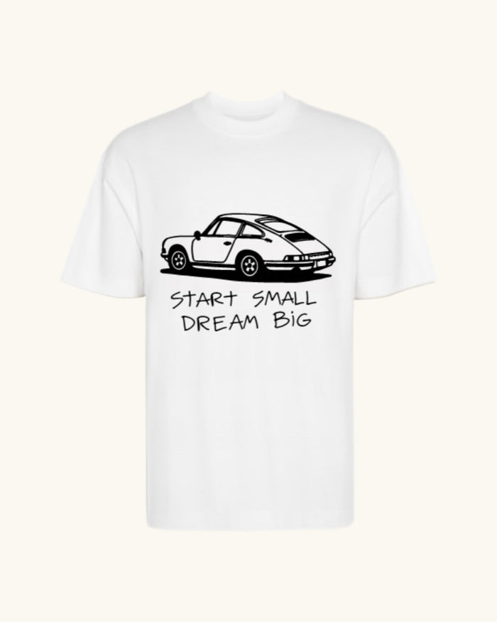 DREAM IT Camiseta motorsport clásica, color Blanco